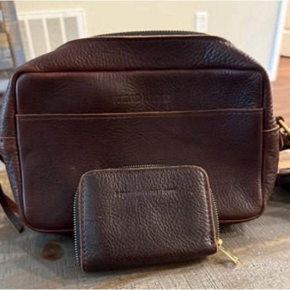 Portland Leather Handbags - Portland Leather Rich Brown Crossbody Bag